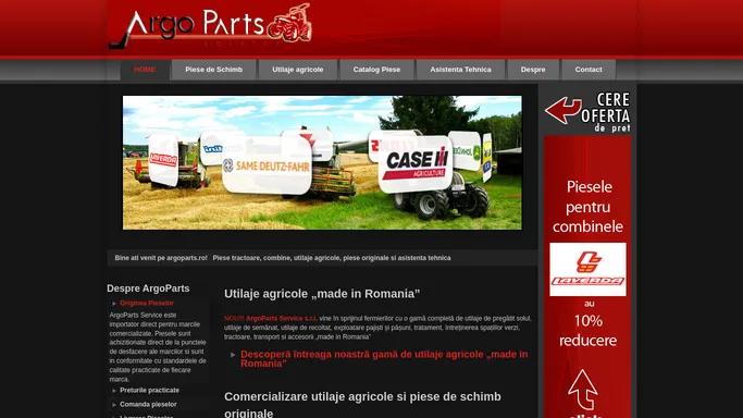 Argo Parts Service - Piese de schimb originale pentru tractoare si combine