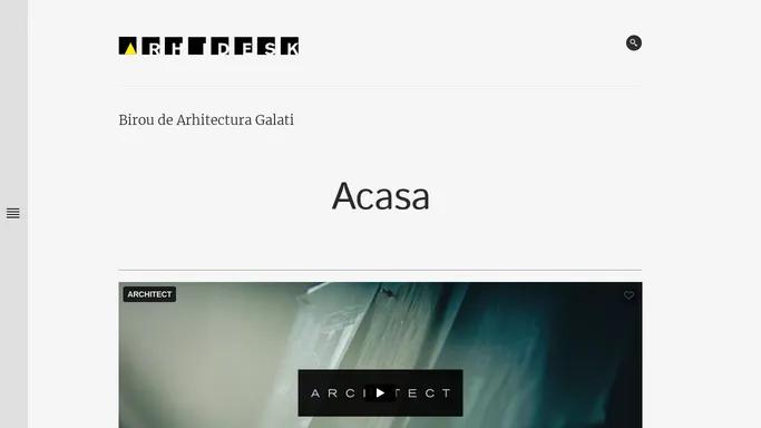 Acasa - ArhiDesk