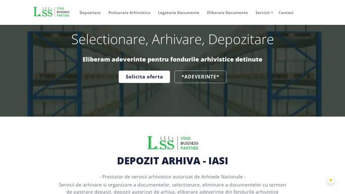 Arhivare documente, Depozit arhiva, Selectionare, Organizare, Legatorie si Arhivare documente, sortare, ordonare, pastrare, nomenclator arhivistic