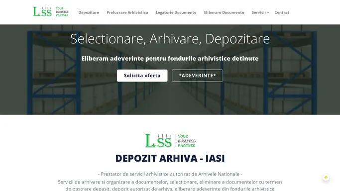 Arhivare documente, Depozit arhiva, Selectionare, Organizare, Legatorie si Arhivare documente, sortare, ordonare, pastrare, nomenclator arhivistic