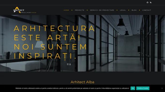 Arhitect Alba, Proiectare, Design Interior, Urbanism