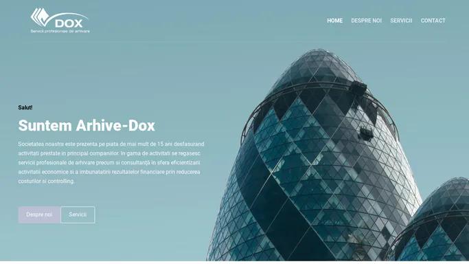 Arhive-dox.ro – Servicii profesionale de arhivare