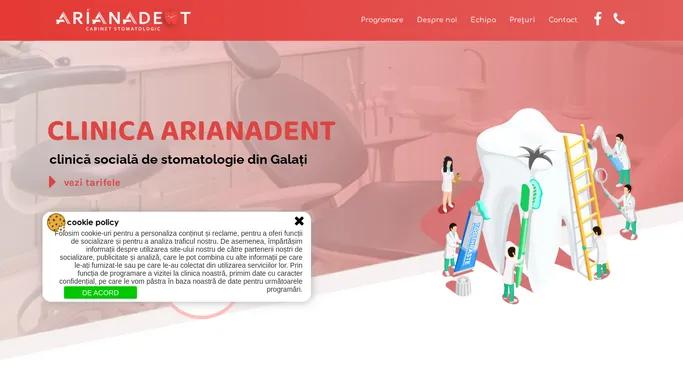 Arianadent.ro | Cabinet stomatologie Galati