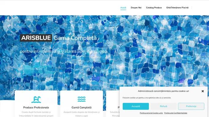 ArisBlue – Produse pentru intretinerea piscinelor