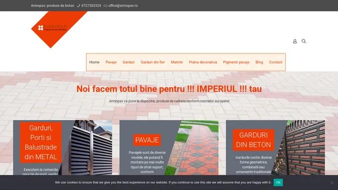 armopav – Armopav: produse de beton