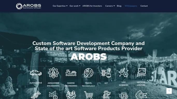 Custom Software Development Company | AROBS