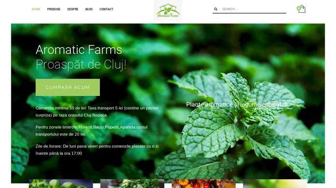 Aromatic Farms – Plante aromatice cu livrare la domiciliu