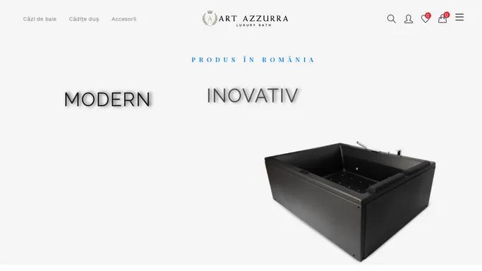 Art Azzurra – Cazi de baie si cadite dus premium