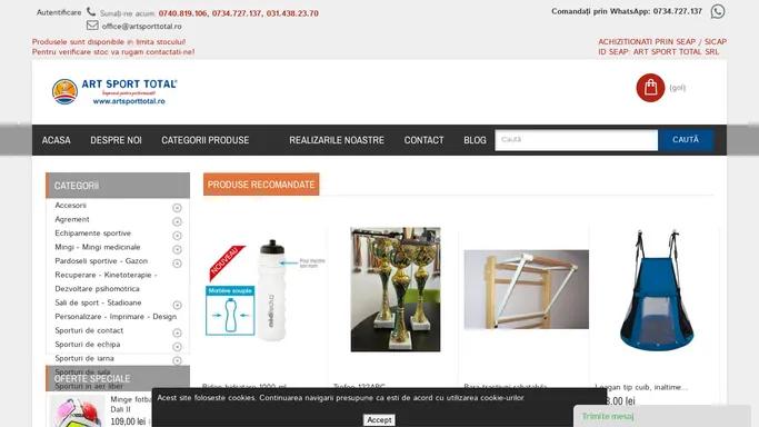 Magazin online accesorii si echipamente sportive - ArtSportTotal