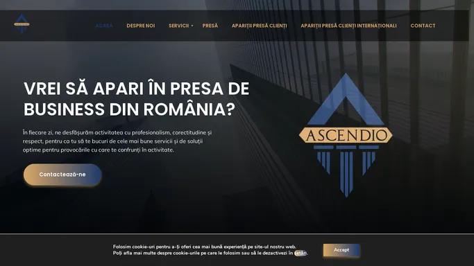 Ascendio - Dezvolta-ti compania cu Ascendio