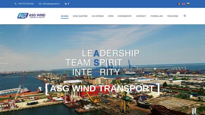 ASG Wind Transport&Logistics