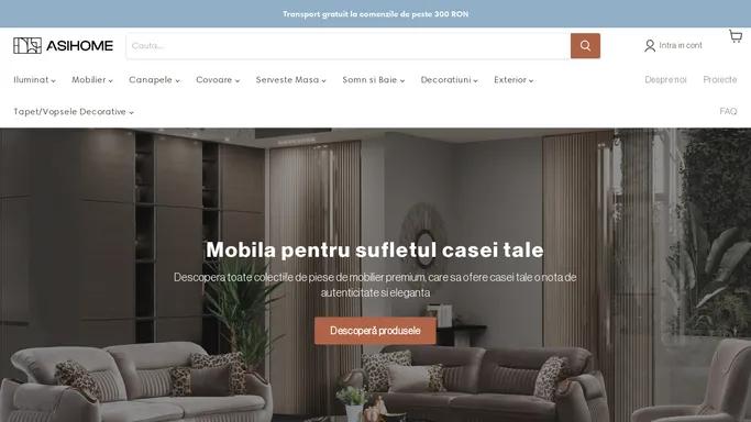 ASIHome - Produse Premium pentre Casa