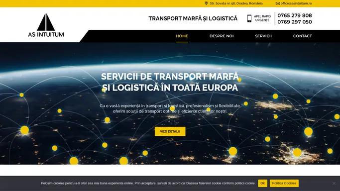 Transport marfa si logistica | Asintuitum