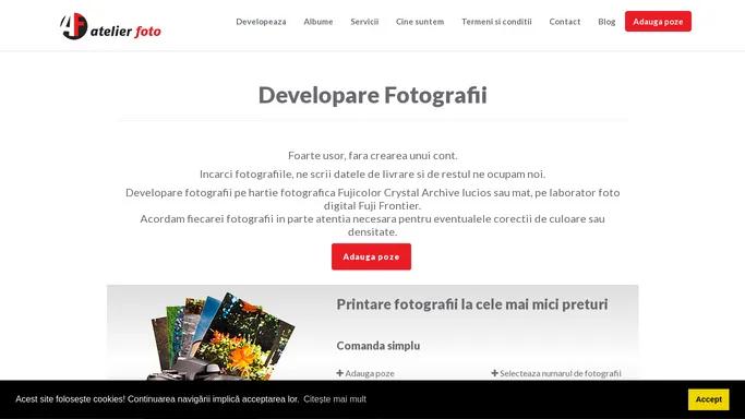 Atelier Foto - Printare Poze Online | Developare poze online