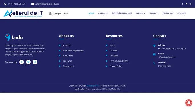KINEX Professional – Atelierul de IT