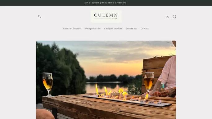 Atelier Culemn - Produse din lemn, lucrate manual, 100% romanesti.