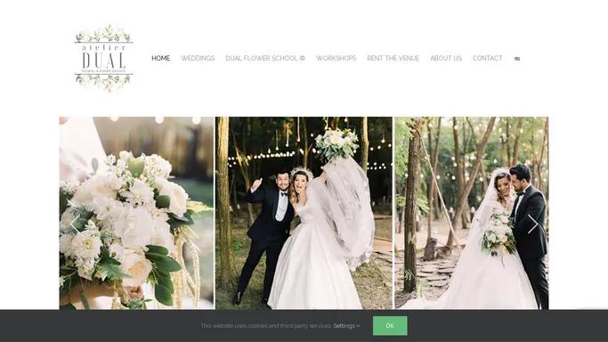 Aranjamente si Decoratiuni Florale pentru Nunti, Botezuri si Evenimente - Atelier Dual