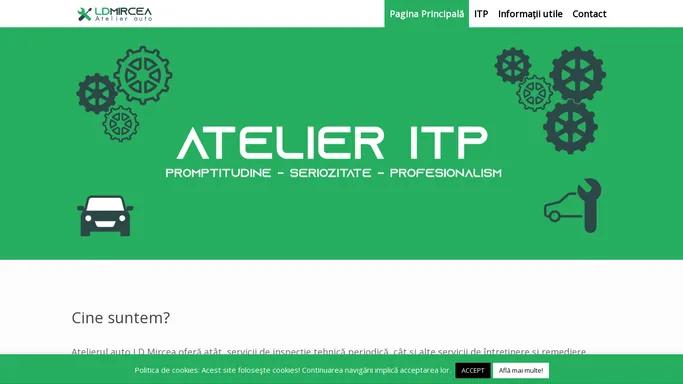 Pagina principala - Atelier Auto ITP - ITP LD Mircea