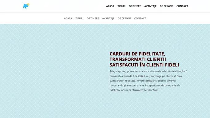 Carduri de fidelitate cu personalitate din 2004 | Atelierul de carduri