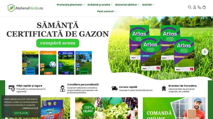 Atelierul Verde - Fitofarmacie - Protectia Plantelor - Magazin Agricol