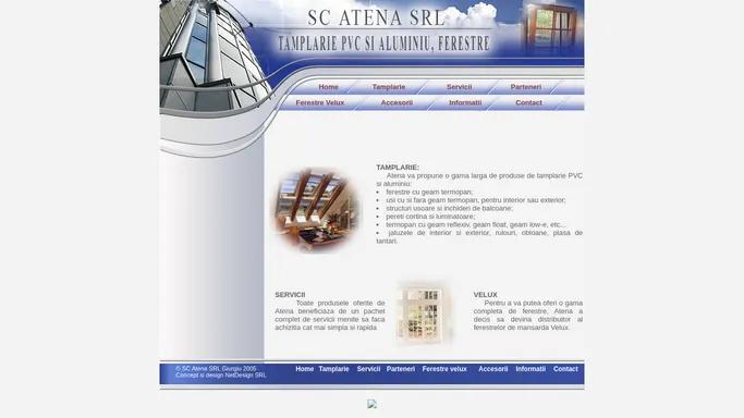 Atena - Geam termopan, tamplarie PVC & aluminiu, ferestre si usi,