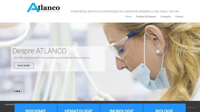 ATLANCO EXIM – Echipamente, reactivi si consumabile de laborator, domeniul clinic uman – din 1998