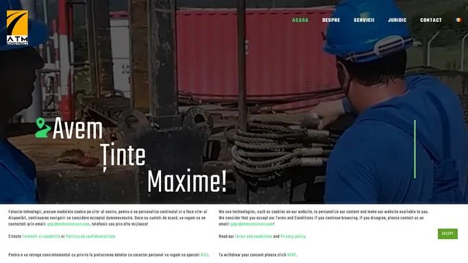 ATM Construct SA | Transporturi Rutiere, Mecanizare si Constructii
