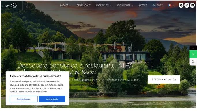 Complex premium pe Valea Doftanei ▷ Atra Doftana