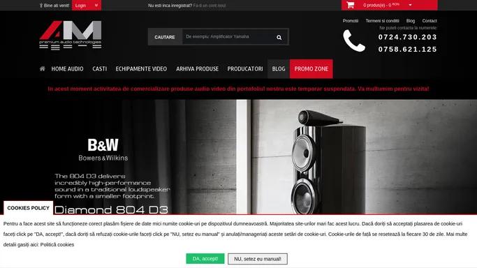 Audio Market - Boxe, Home Cinema, Amplificatoare, Casti