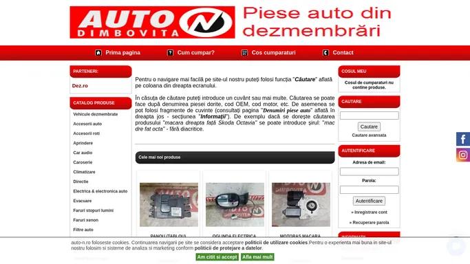 Auto N Dimbovita - Piese auto din dezmembrari