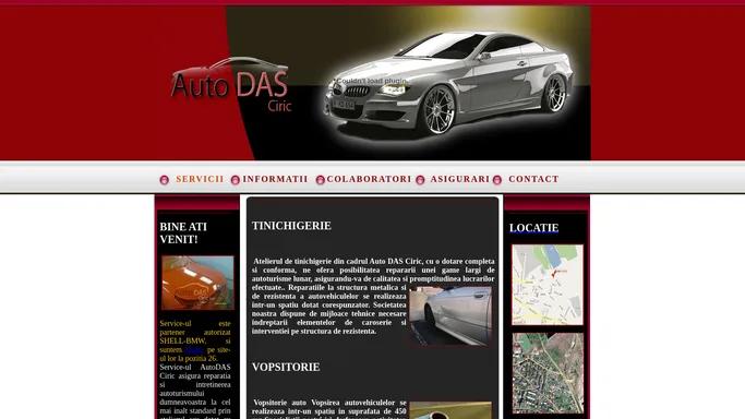 AutoDas Ciric, service auto, tinichigerie, vopsitorie, mecanica, montari parbrize, inscriptionari auto