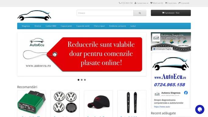 AutoEcu accesorii si testere diagnoza autoturisme