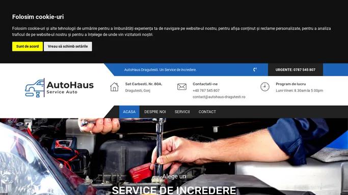 Service Auto Dragutesti - AutoHaus | Un Service de Incredere