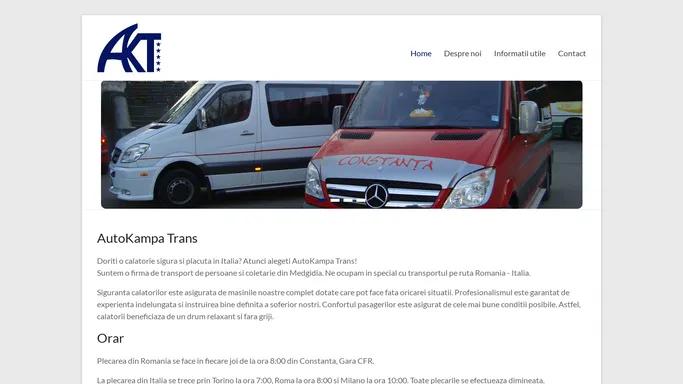 AutoKampa Trans | Firma de transport de persoane si coletarie, inchieriere masini si microbuze.