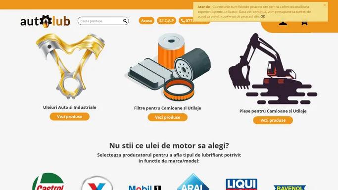 Uleiuri auto si industriale, filtre si piese pentru utilaje - Autolub.ro