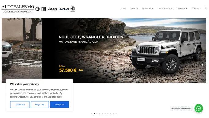 Autopalermo Pitesti – Site-ul de prezentare al dealerului Autopalermo Pitesti