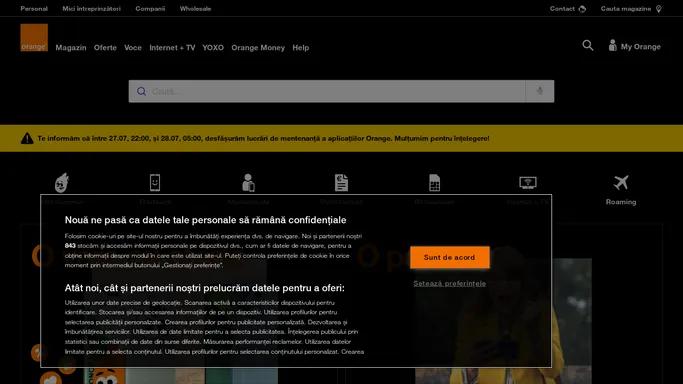 Orange - Cea mai rapida retea | Abonamente Voce & Date | Internet | TV