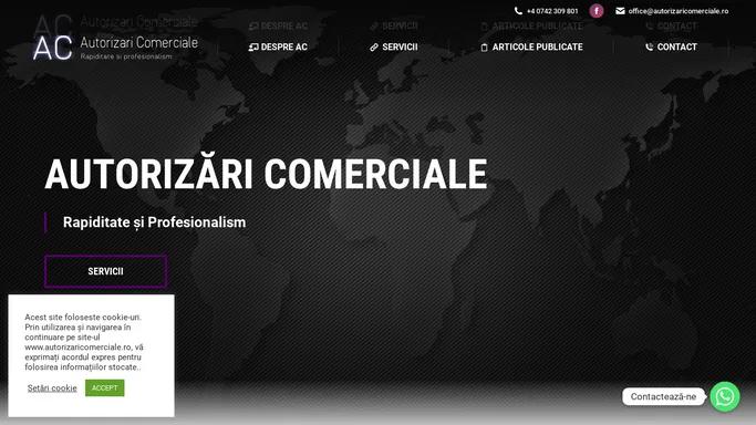 Autorizari Comerciale – Rapiditate si Profesionalism