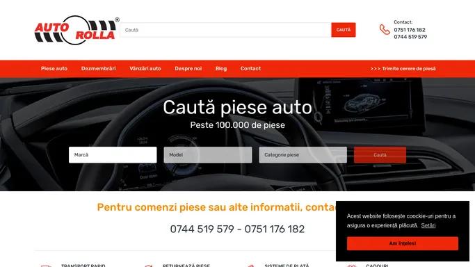 AutoRolla Buzau - Dezmembrari auto, dube si camioane