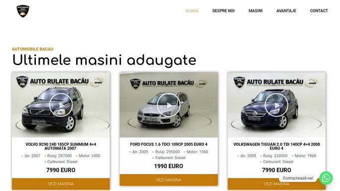 Auto Rulate Bacau - Auto Mobile Bacau - Buy Back, Leasing