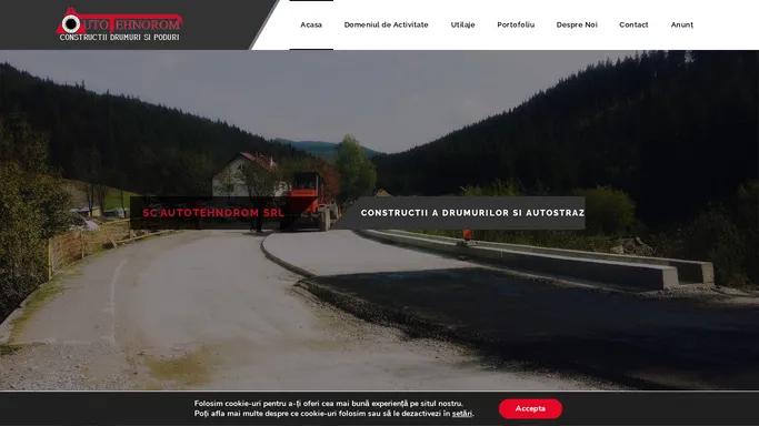 Constructii a drumurilor si autostrazilor | SC Autotehnorom SRL