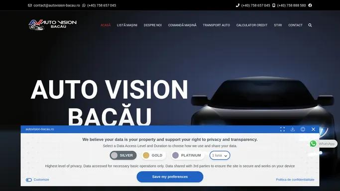 Acasa - Auto Vision Bacau