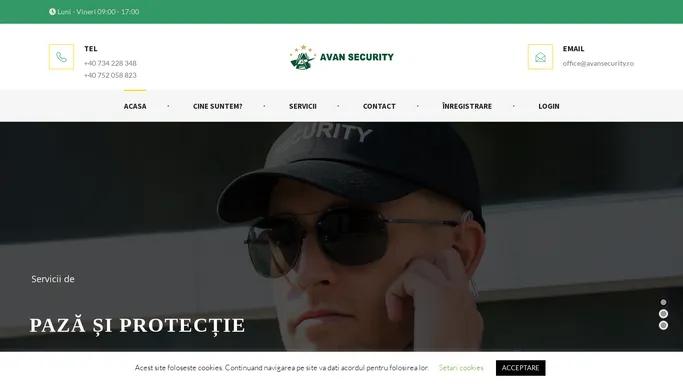 AvanSecurity – Servicii de paza si protectie