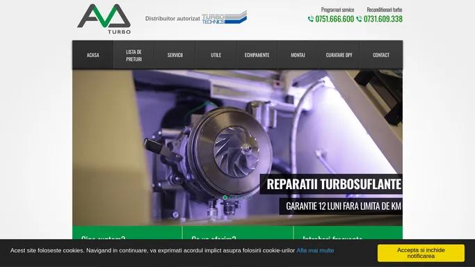 Reparatii si reconditionari turbosuflante | AVD Turbo SRL