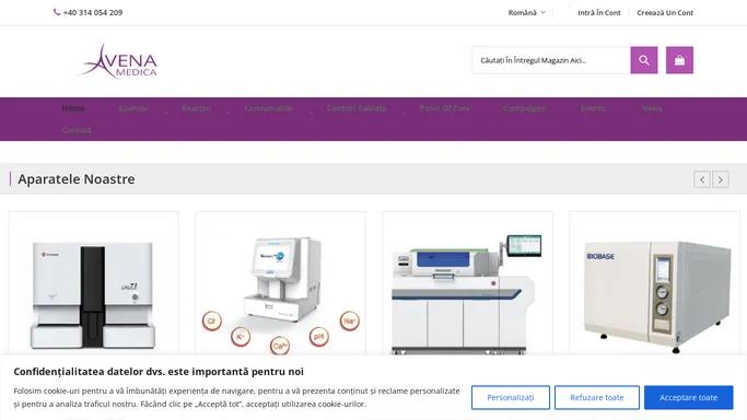 Avena Medica furnizor pentru echipamente dedicate laboratoarelor de analize medicale