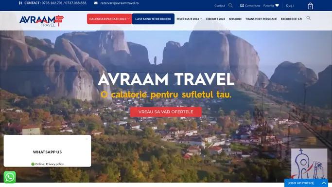 Agentia Avraam Travel - O calatorie pentru sufletul tau!