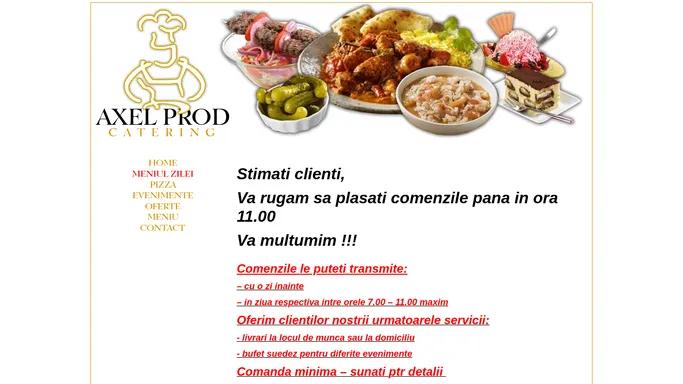 Axel Catering - mancare la birou