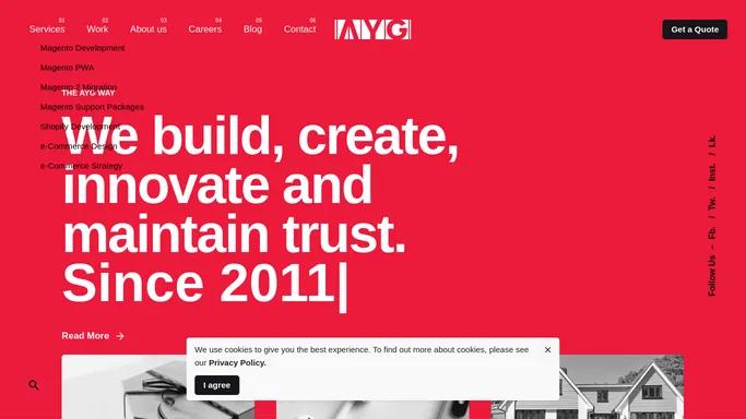 AYG - Homepage - AYG