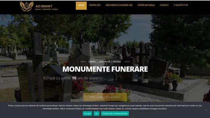 AZ GRANIT - Monumente funerare Iasi, glafuri trepte piatra natural