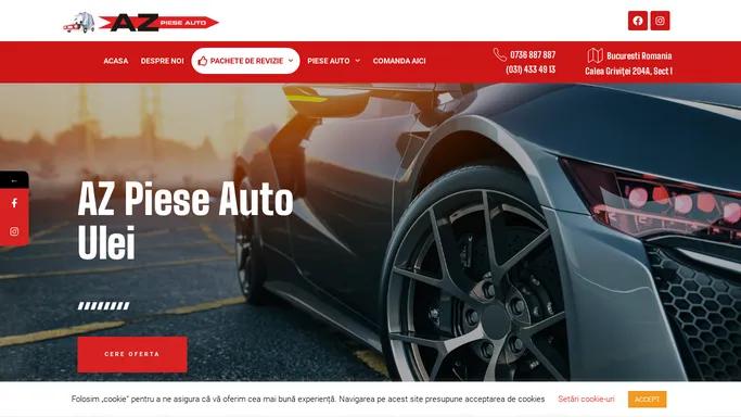 AZ Piese Auto, Uleiuri & Baterii Bucuresti - www.az-piese-auto.ro